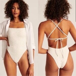 Abercrombie swim, one piece small NWT
